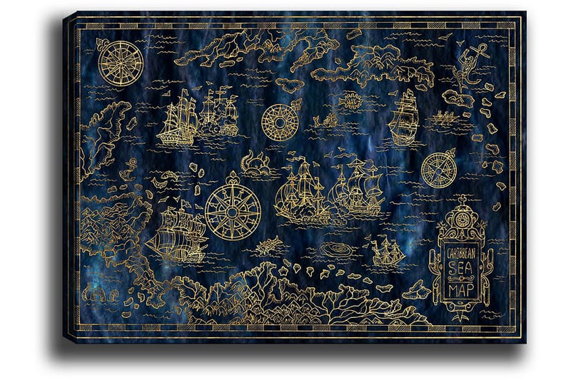 Dekorativ Canvasbilde 70x100 cm - Flerfarget - Innredning - Bilder & kunst - Lerretsbilder