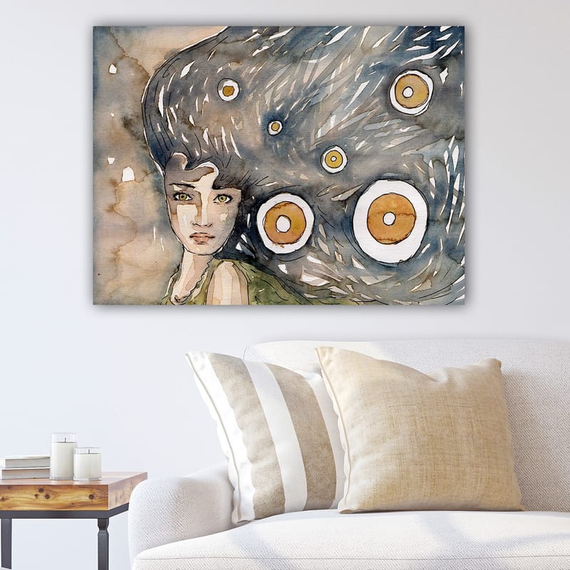 Dekorativ Canvasbilde 70x100 cm - Flerfarget - Innredning - Bilder & kunst - Lerretsbilder