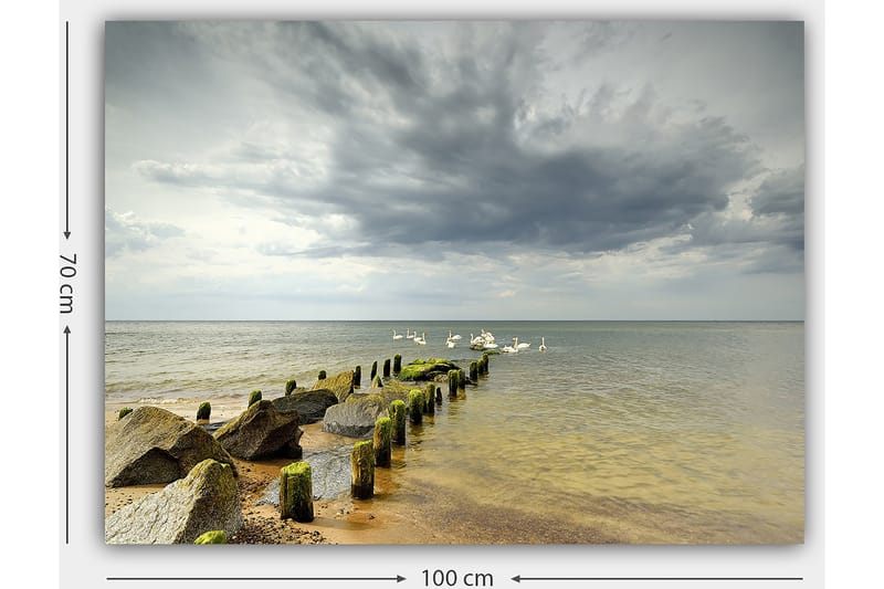 Dekorativ Canvasbilde 70x100 cm - Flerfarget - Innredning - Bilder & kunst - Lerretsbilder