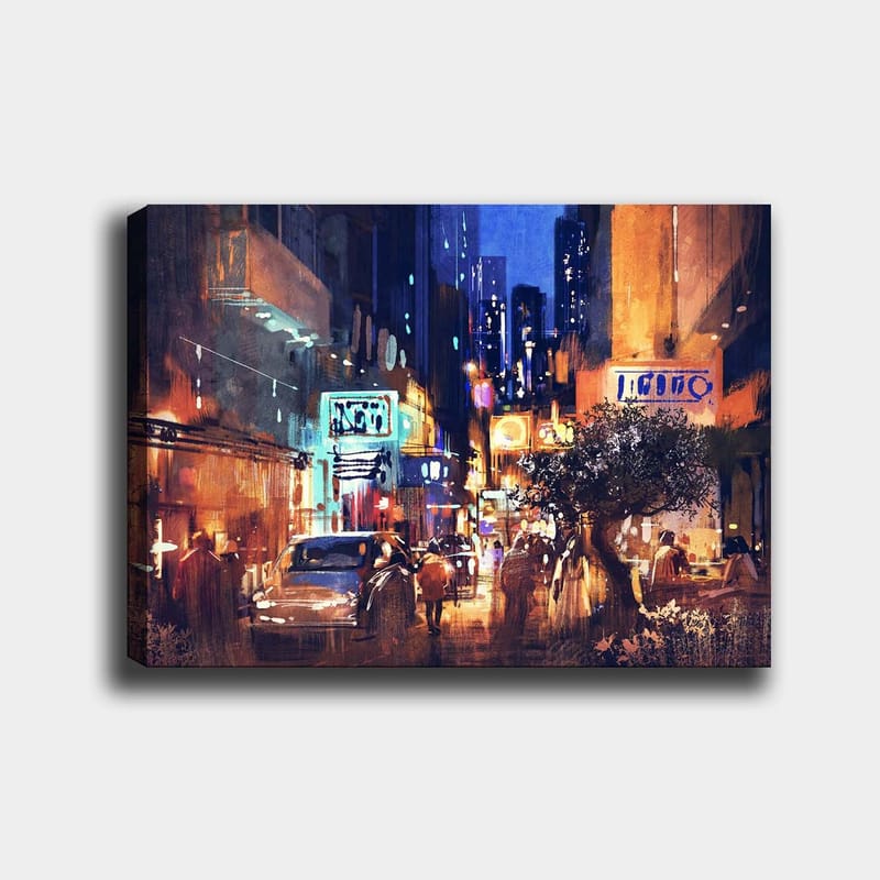 Dekorativ Canvasbilde 70x100 cm - Flerfarget - Innredning - Bilder & kunst - Lerretsbilder