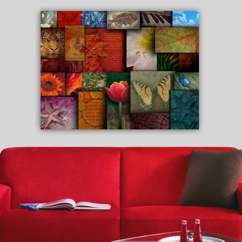 Dekorativ Canvasbilde 70x100 cm - Flerfarget - Innredning - Bilder & kunst - Lerretsbilder