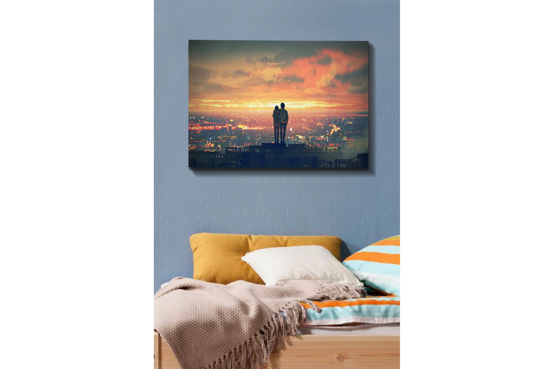 Dekorativ Canvasbilde 70x100 cm - Flerfarget - Innredning - Bilder & kunst - Lerretsbilder