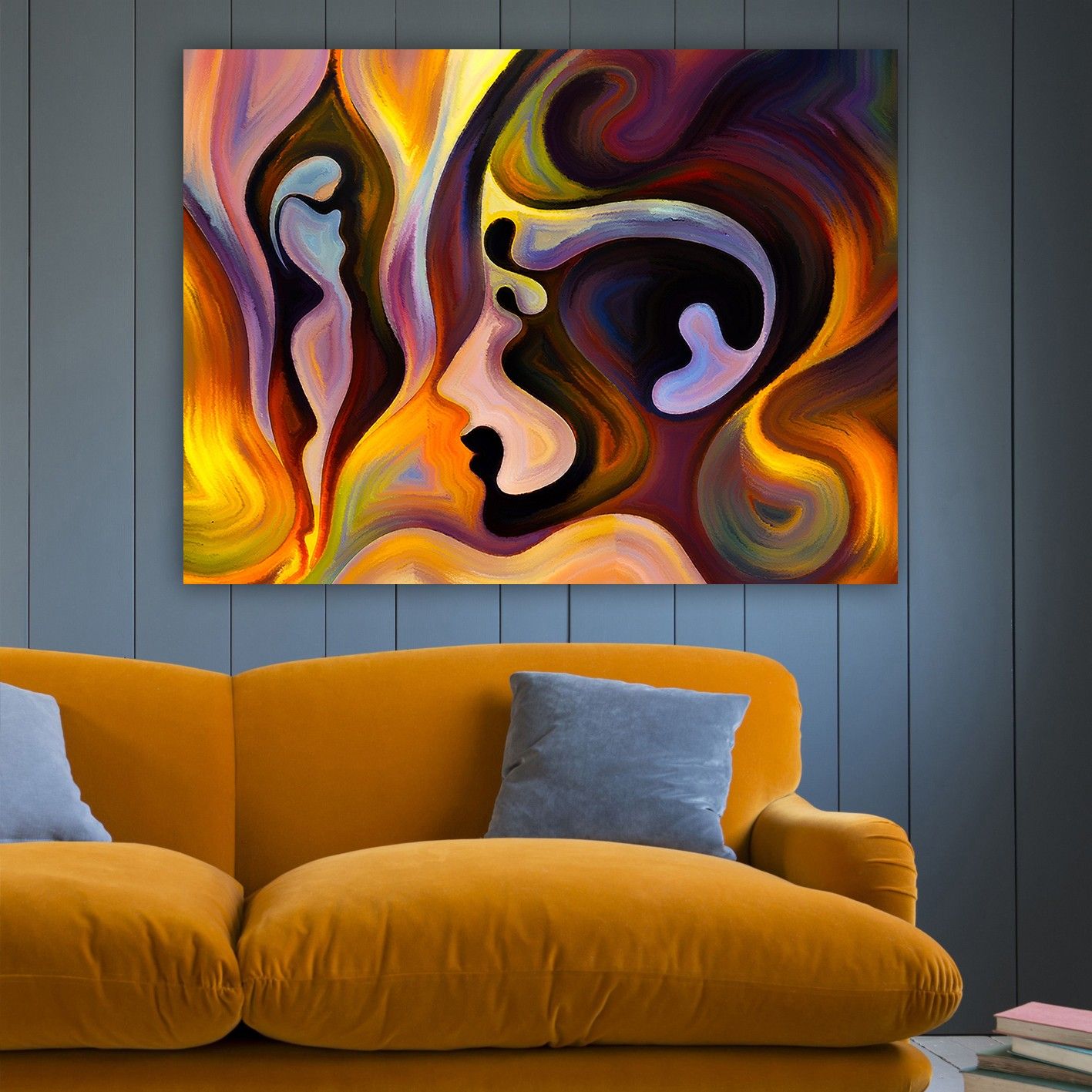 Dekorativ Canvasbilde 70x100 cm - Flerfarget - Innredning - Bilder & kunst - Lerretsbilder