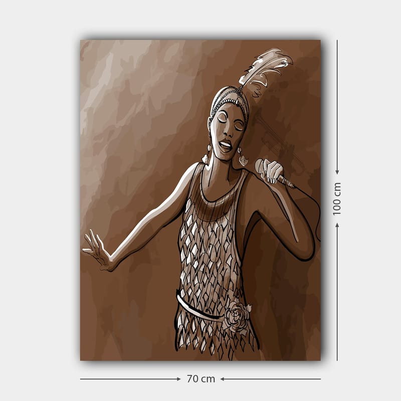 Dekorativ Canvasbilde 70x100 cm - Flerfarget - Innredning - Bilder & kunst - Lerretsbilder