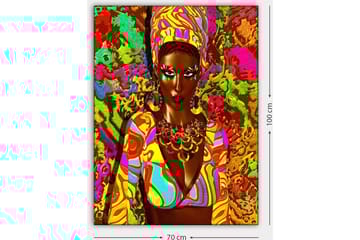 Dekorativ Canvasbilde 70x100 cm - Flerfarget - Innredning - Bilder & kunst - Lerretsbilder