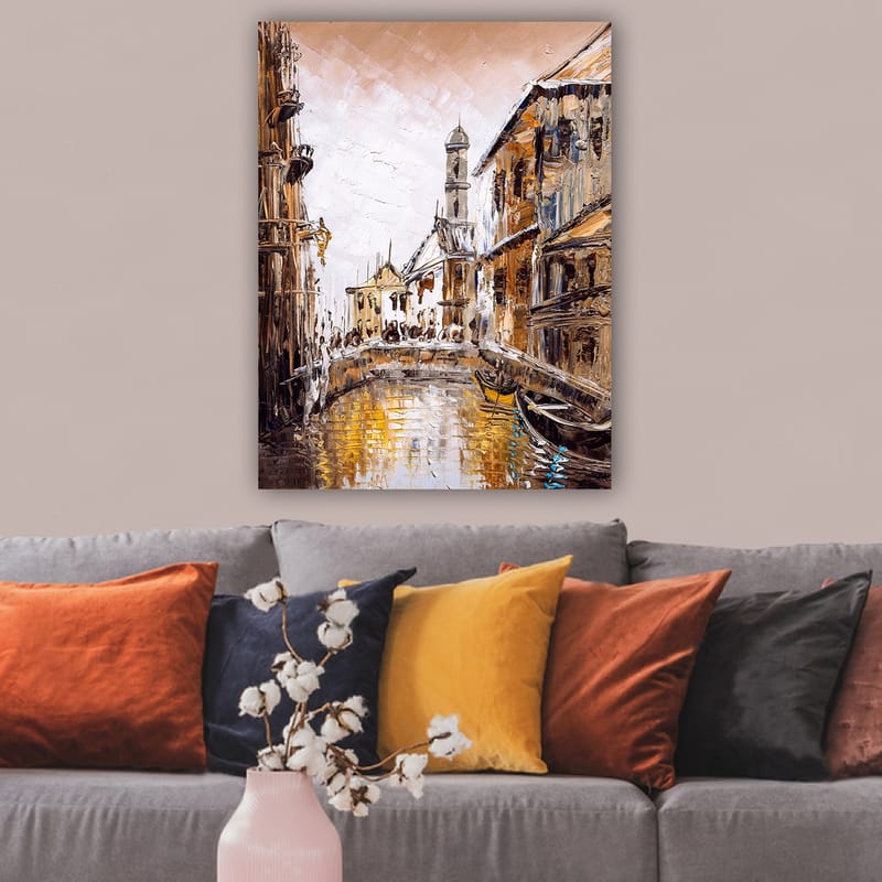 Dekorativ Canvasbilde 70x100 cm - Flerfarget - Innredning - Bilder & kunst - Lerretsbilder