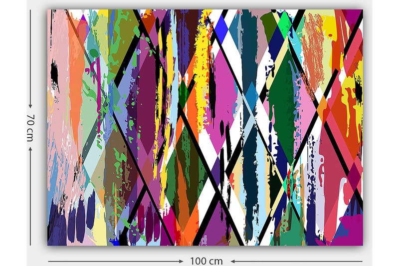 Dekorativ Canvasbilde 70x100 cm - Flerfarget - Innredning - Bilder & kunst - Lerretsbilder