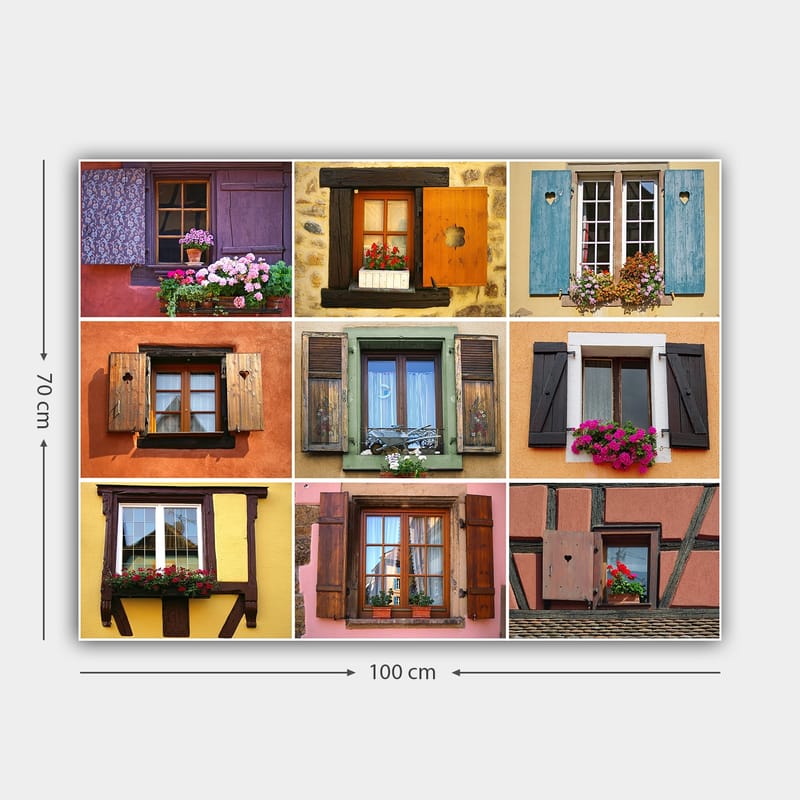 Dekorativ Canvasbilde 70x100 cm - Flerfarget - Innredning - Bilder & kunst - Lerretsbilder