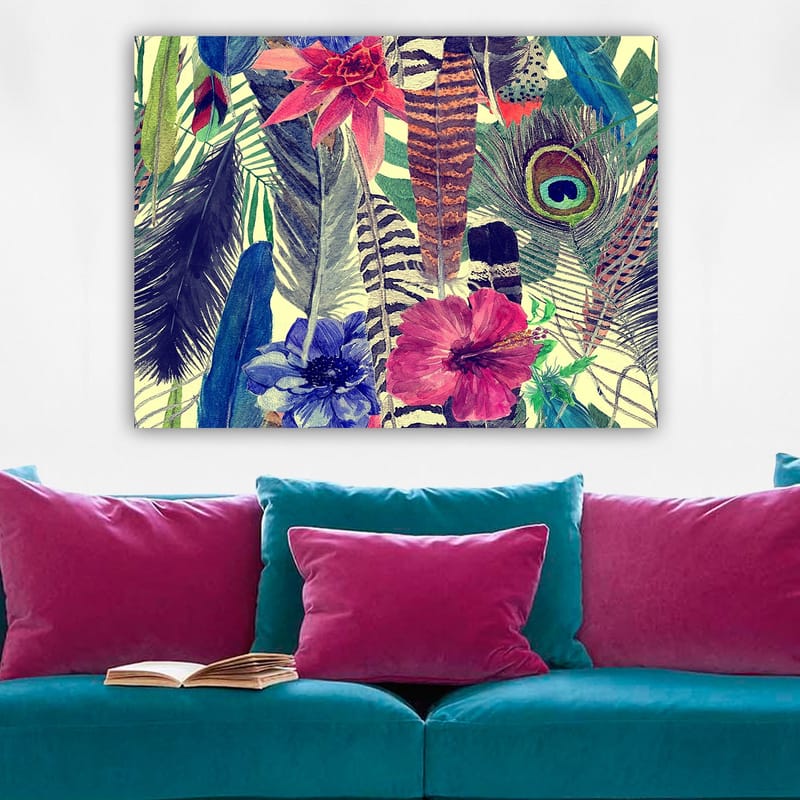 Dekorativ Canvasbilde 70x100 cm - Flerfarget - Innredning - Bilder & kunst - Lerretsbilder
