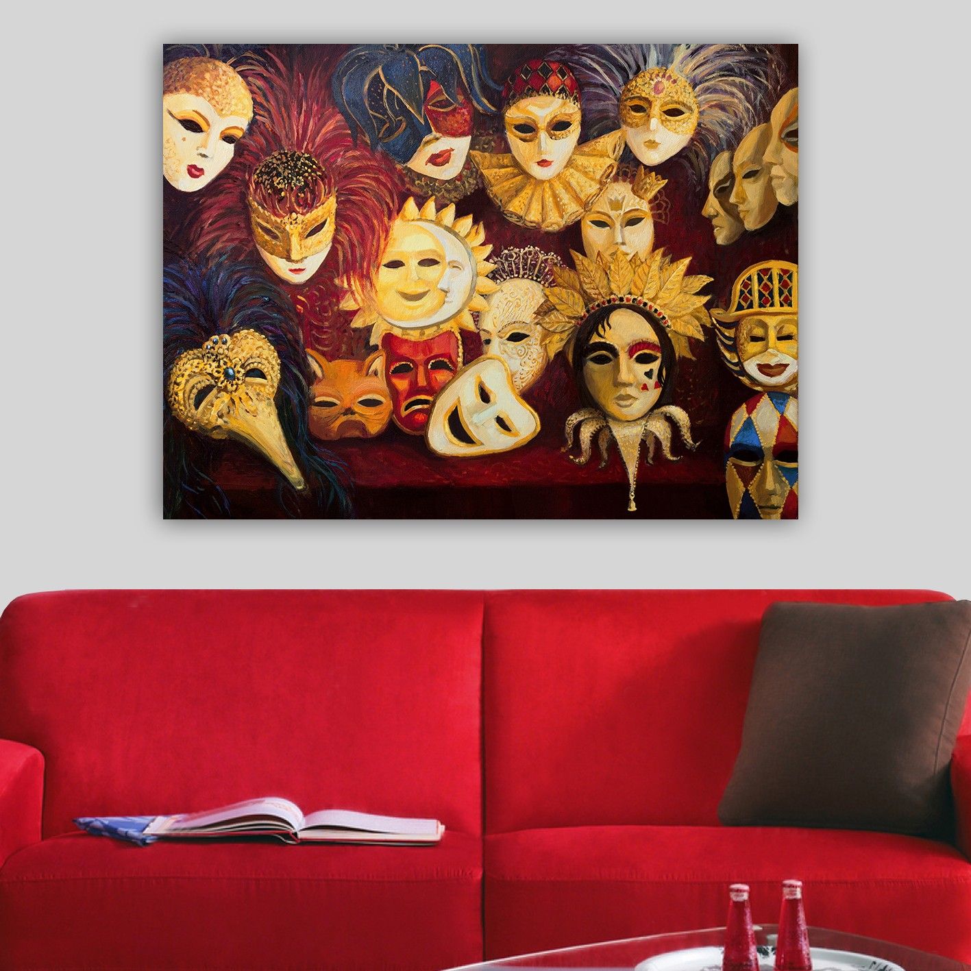 Dekorativ Canvasbilde 70x100 cm - Flerfarget - Innredning - Bilder & kunst - Lerretsbilder