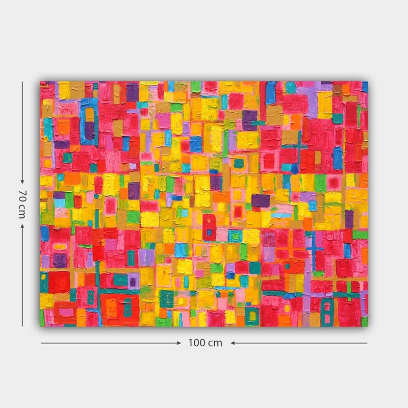 Dekorativ Canvasbilde 70x100 cm - Flerfarget - Innredning - Bilder & kunst - Lerretsbilder