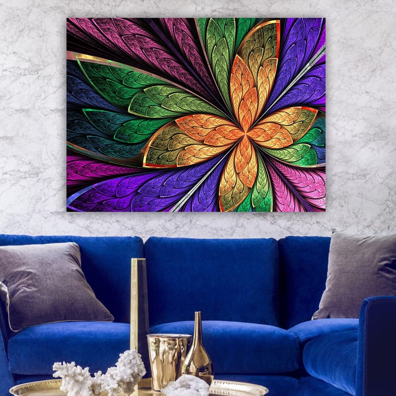 Dekorativ Canvasbilde 70x100 cm - Flerfarget - Innredning - Bilder & kunst - Lerretsbilder