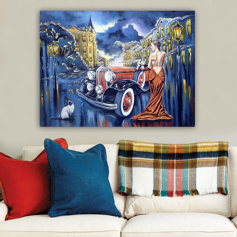 Dekorativ Canvasbilde 70x100 cm - Flerfarget - Innredning - Bilder & kunst - Lerretsbilder