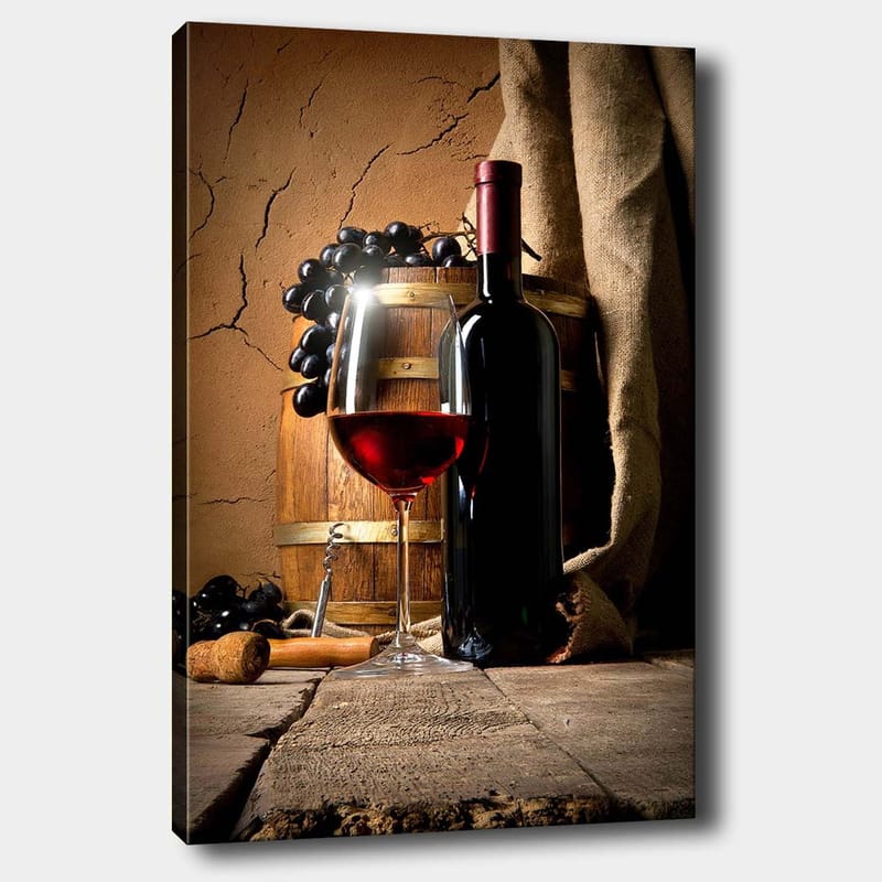 Dekorativ Canvasbilde 70x100 cm - Flerfarget - Innredning - Bilder & kunst - Lerretsbilder