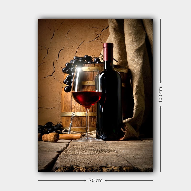 Dekorativ Canvasbilde 70x100 cm - Flerfarget - Innredning - Bilder & kunst - Lerretsbilder