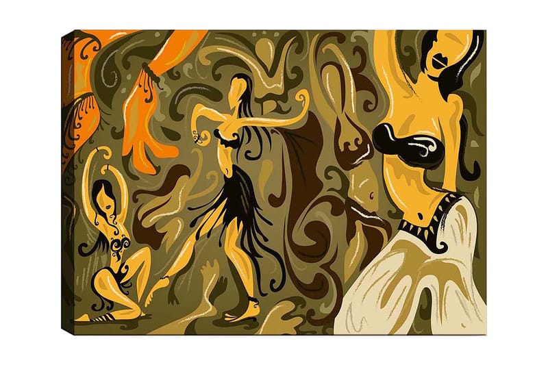 Dekorativ Canvasbilde 70x100 cm - Flerfarget - Innredning - Bilder & kunst - Lerretsbilder