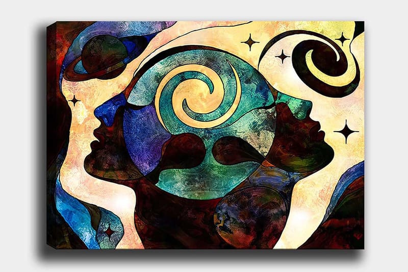 Dekorativ Canvasbilde 70x100 cm - Flerfarget - Innredning - Bilder & kunst - Lerretsbilder