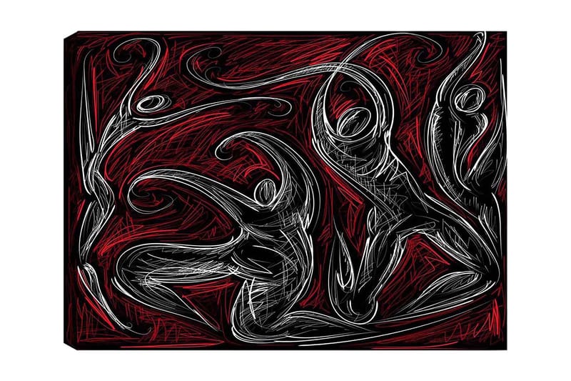 Dekorativ Canvasbilde 70x100 cm, Flerfarget