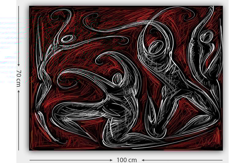 Dekorativ Canvasbilde 70x100 cm - Flerfarget - Innredning - Bilder & kunst - Lerretsbilder