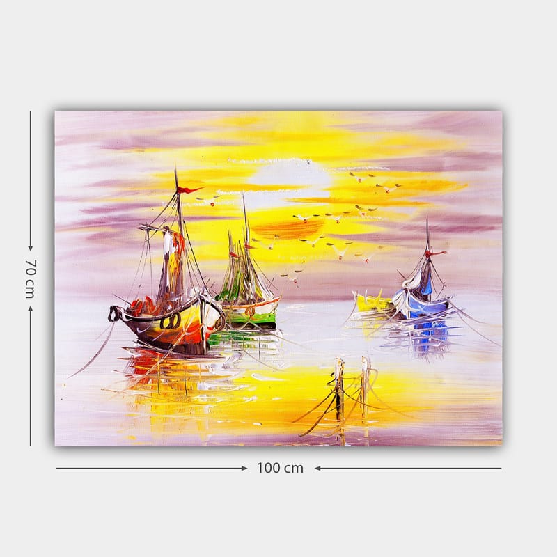 Dekorativ Canvasbilde 70x100 cm - Flerfarget - Innredning - Bilder & kunst - Lerretsbilder