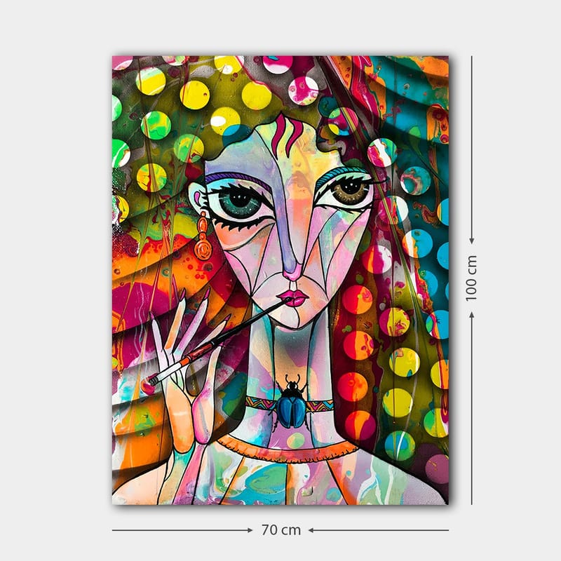 Dekorativ Canvasbilde 70x100 cm - Flerfarget - Innredning - Bilder & kunst - Lerretsbilder