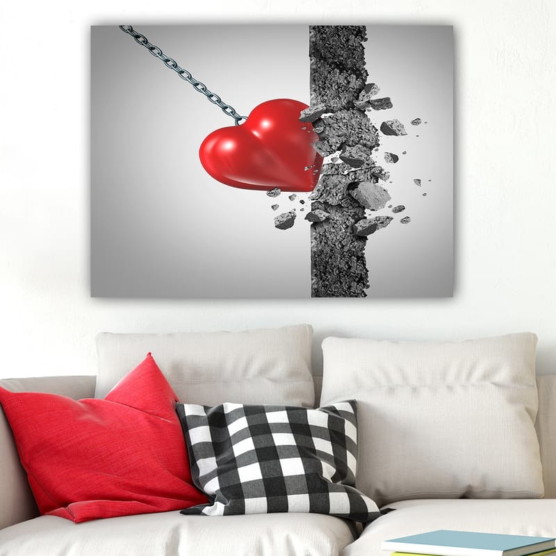 Dekorativ Canvasbilde 70x100 cm - Flerfarget - Innredning - Bilder & kunst - Lerretsbilder