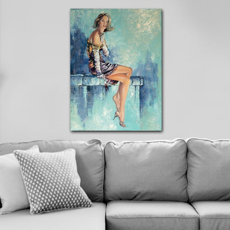 Dekorativ Canvasbilde 70x100 cm - Flerfarget - Innredning - Bilder & kunst - Lerretsbilder