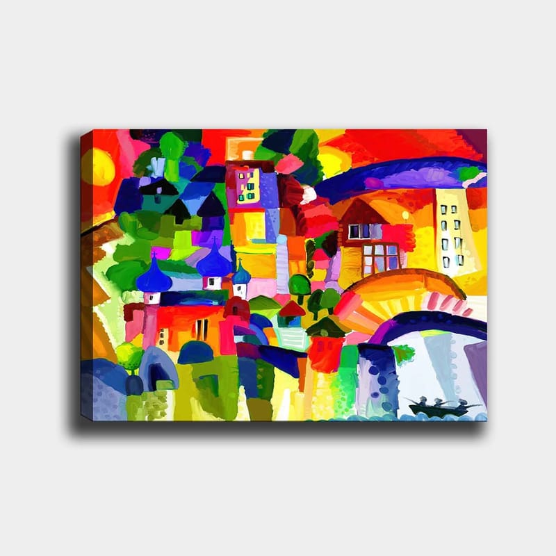 Dekorativ Canvasbilde 70x100 cm - Flerfarget - Innredning - Bilder & kunst - Lerretsbilder