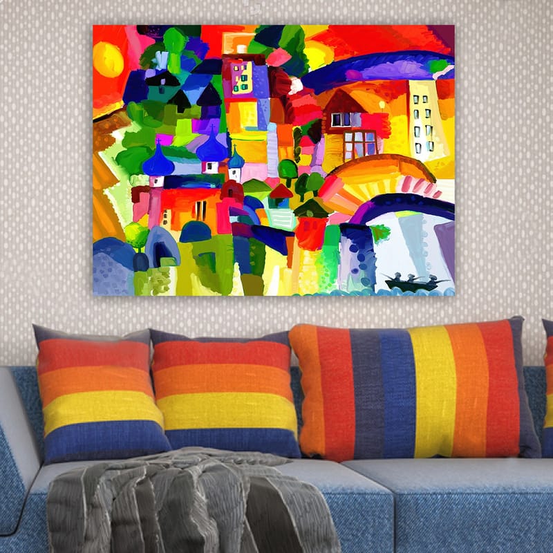 Dekorativ Canvasbilde 70x100 cm - Flerfarget - Innredning - Bilder & kunst - Lerretsbilder