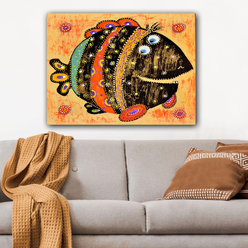 Dekorativ Canvasbilde 70x100 cm - Flerfarget - Innredning - Bilder & kunst - Lerretsbilder