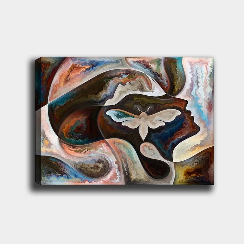 Dekorativ Canvasbilde 70x100 cm - Flerfarget - Innredning - Bilder & kunst - Lerretsbilder