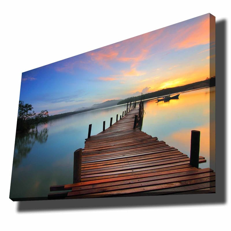 Dekorativ Canvasbilde 70x100 cm - Flerfarget - Innredning - Bilder & kunst - Lerretsbilder