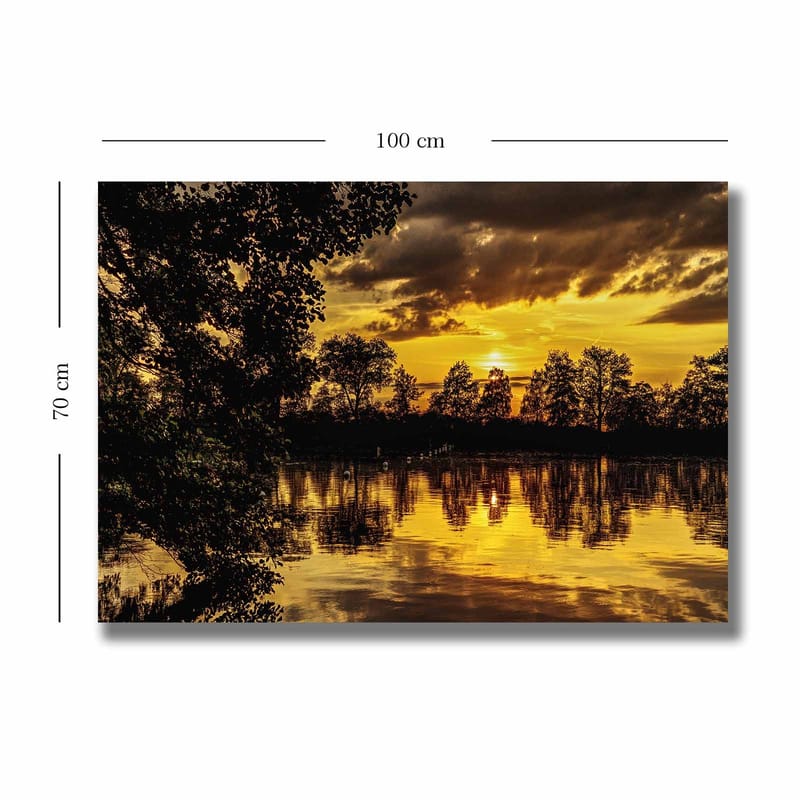 Dekorativ Canvasbilde 70x100 cm - Flerfarget - Innredning - Bilder & kunst - Lerretsbilder