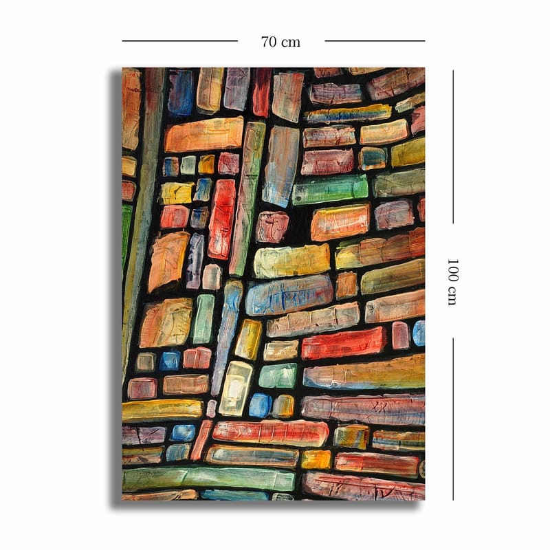 Dekorativ Canvasbilde 70x100 cm - Flerfarget - Innredning - Bilder & kunst - Lerretsbilder