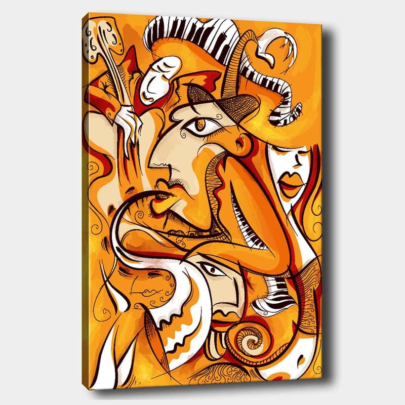 Dekorativ Canvasbilde 70x100 cm - Flerfarget - Innredning - Bilder & kunst - Lerretsbilder