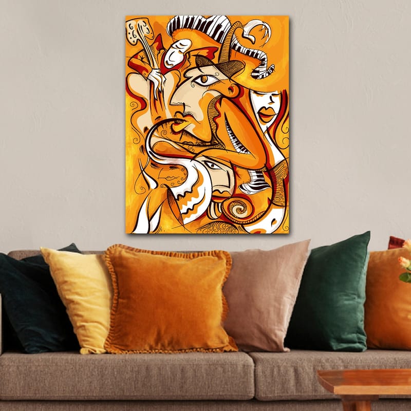 Dekorativ Canvasbilde 70x100 cm - Flerfarget - Innredning - Bilder & kunst - Lerretsbilder