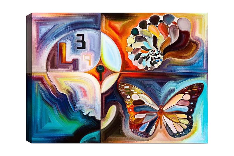 Dekorativ Canvasbilde 70x100 cm - Flerfarget - Innredning - Bilder & kunst - Lerretsbilder