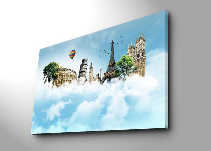 Dekorativ Canvasbilde 70x100 cm - Flerfarget - Innredning - Bilder & kunst - Lerretsbilder