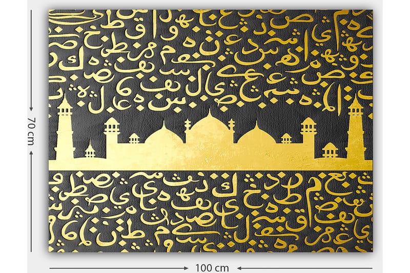 Dekorativ Canvasbilde 70x100 cm - Flerfarget - Innredning - Bilder & kunst - Lerretsbilder