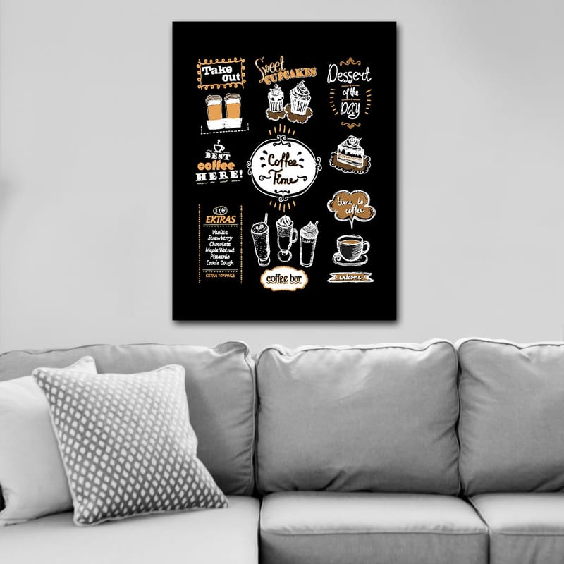 Dekorativ Canvasbilde 70x100 cm - Flerfarget - Innredning - Bilder & kunst - Lerretsbilder