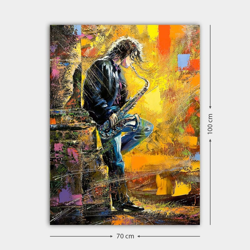 Dekorativ Canvasbilde 70x100 cm - Flerfarget - Innredning - Bilder & kunst - Lerretsbilder