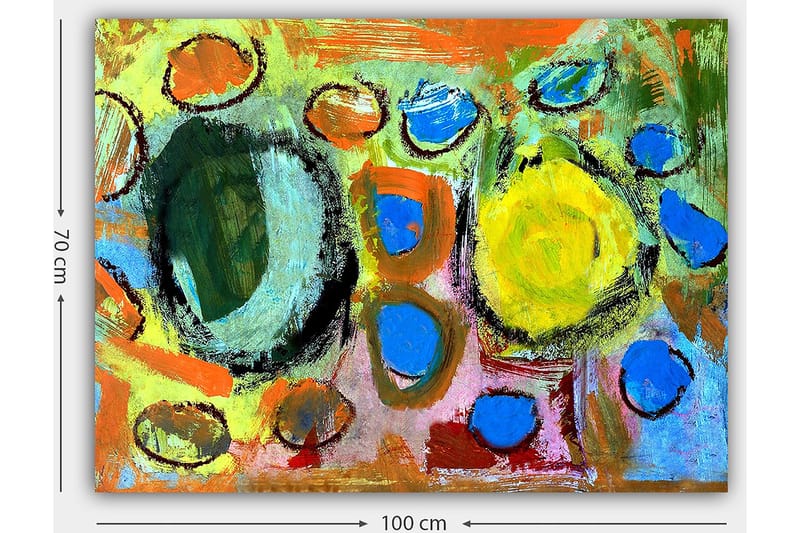 Dekorativ Canvasbilde 70x100 cm - Flerfarget - Innredning - Bilder & kunst - Lerretsbilder