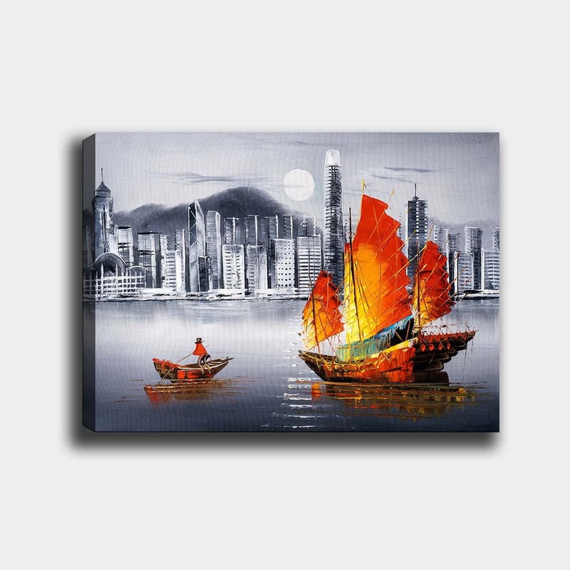 Dekorativ Canvasbilde 70x100 cm - Flerfarget - Innredning - Bilder & kunst - Lerretsbilder