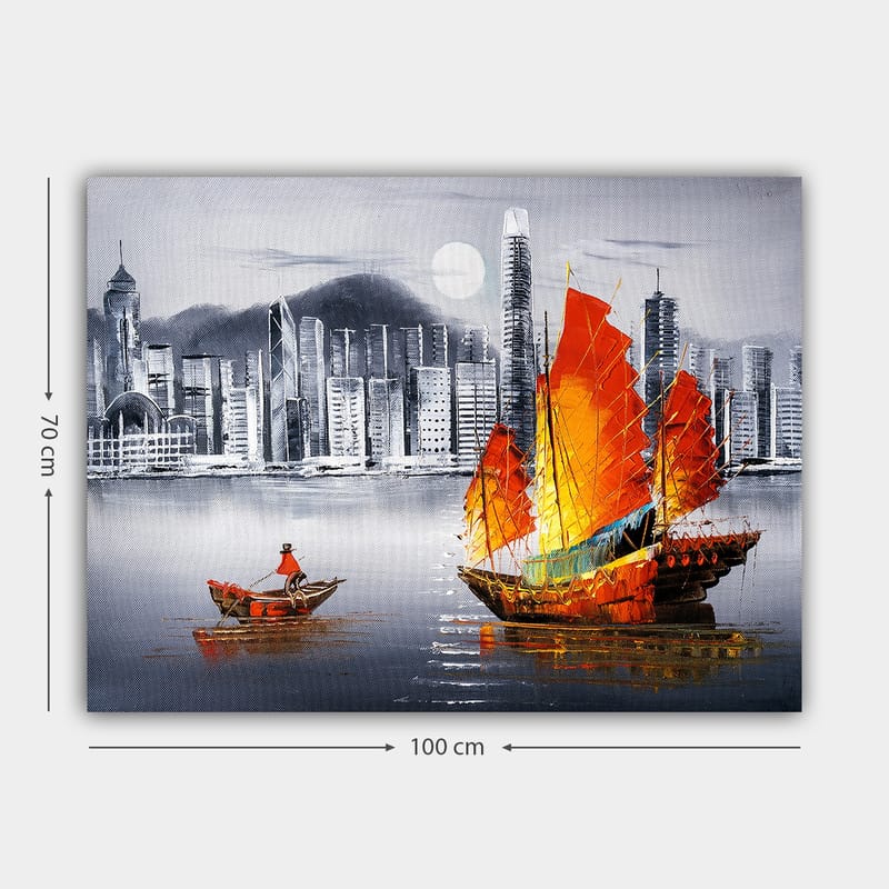 Dekorativ Canvasbilde 70x100 cm - Flerfarget - Innredning - Bilder & kunst - Lerretsbilder
