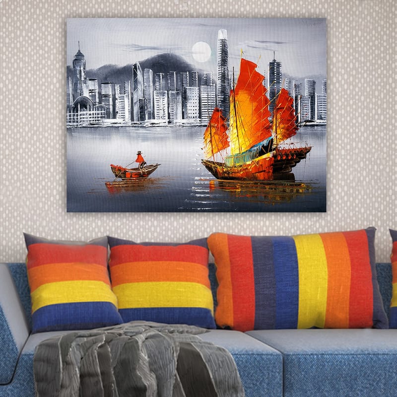 Dekorativ Canvasbilde 70x100 cm - Flerfarget - Innredning - Bilder & kunst - Lerretsbilder