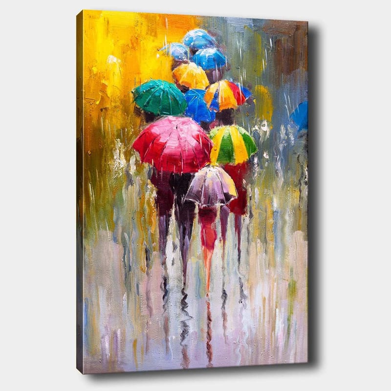 Dekorativ Canvasbilde 70x100 cm - Flerfarget - Innredning - Bilder & kunst - Lerretsbilder