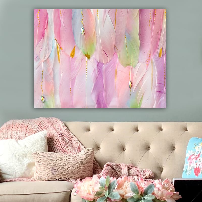 Dekorativ Canvasbilde 70x100 cm - Flerfarget - Innredning - Bilder & kunst - Lerretsbilder