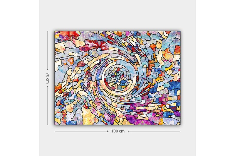 Dekorativ Canvasbilde 70x100 cm - Flerfarget - Innredning - Bilder & kunst - Lerretsbilder