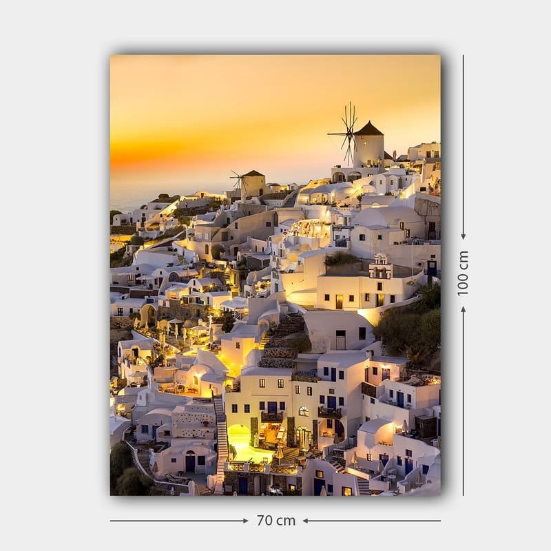 Dekorativ Canvasbilde 70x100 cm - Flerfarget - Innredning - Bilder & kunst - Lerretsbilder