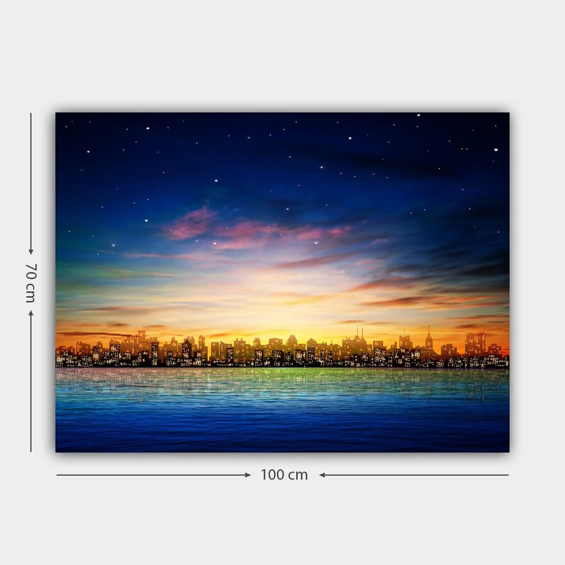 Dekorativ Canvasbilde 70x100 cm - Flerfarget - Innredning - Bilder & kunst - Lerretsbilder